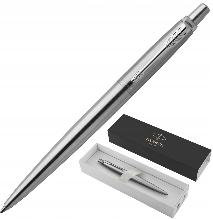 Automatinis tušinukas PARKER JOTTER Stainless Steel (2017). Su dovanų dėžute