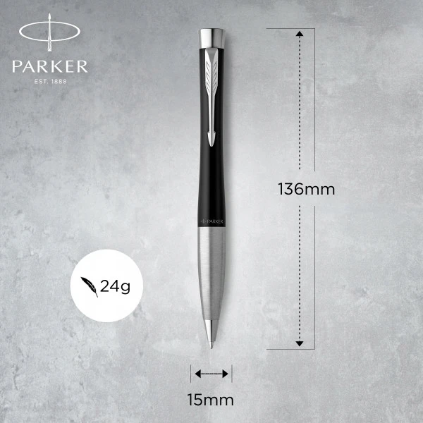 Tušinukas Parker Urban Muted juodas Ct