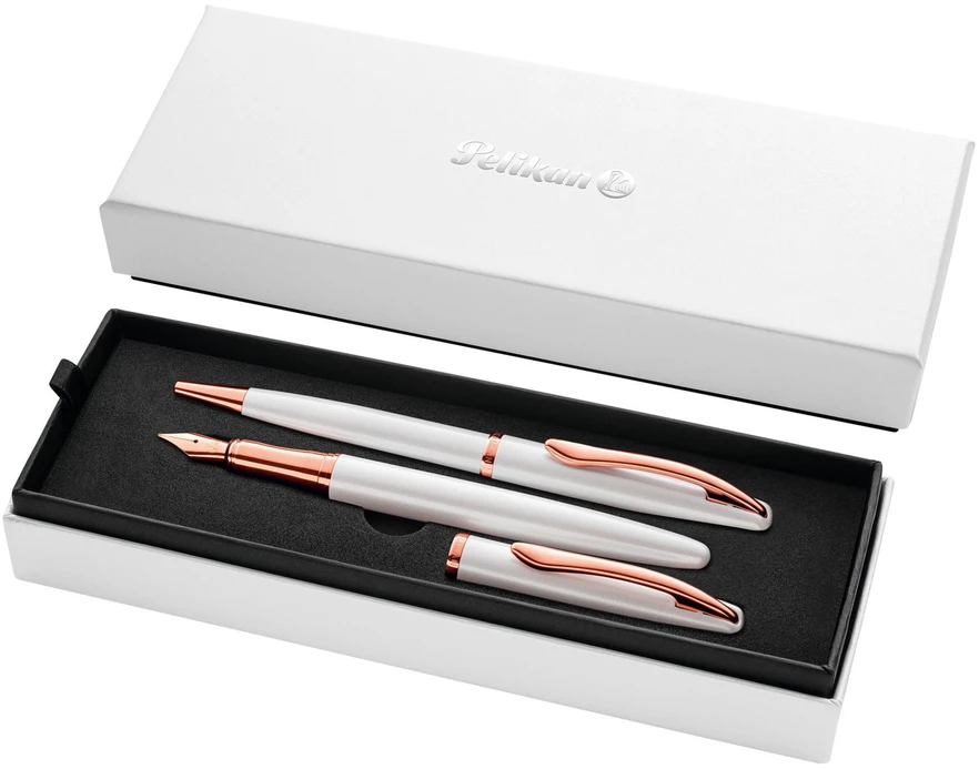 Pelikan Tušinukas+plunksnakotis JAZZ NOBLE elegance baltas