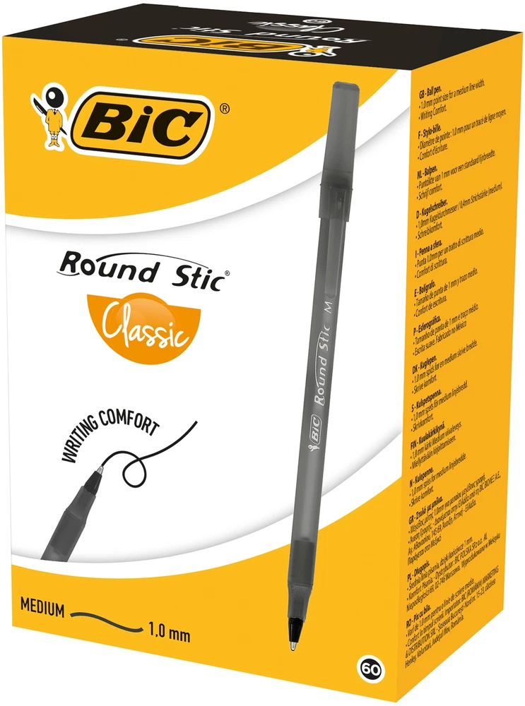 Tušinukų rinkinys Bic, juodas