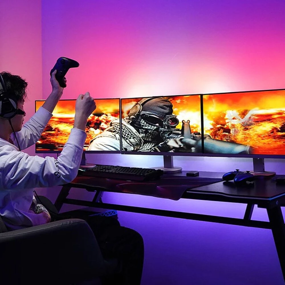 TV ekrano foninis apšvietimas Greentek Horizon, 55"