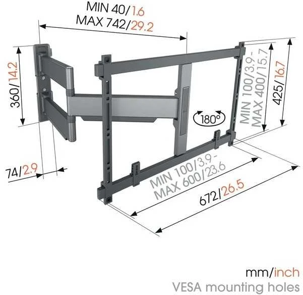 Vogels Vogel's products b.v., Nyderlandai TV Laikiklis VOGEL'S ELITE TVM5845