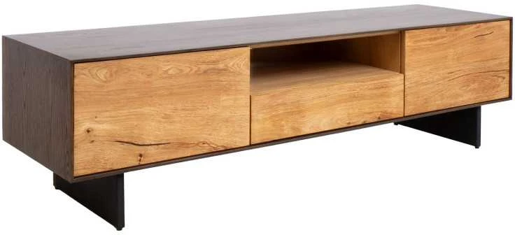 Fotelis Home4You TV spintelė VALENCIA 160x45xH45cm, ąžuolinė