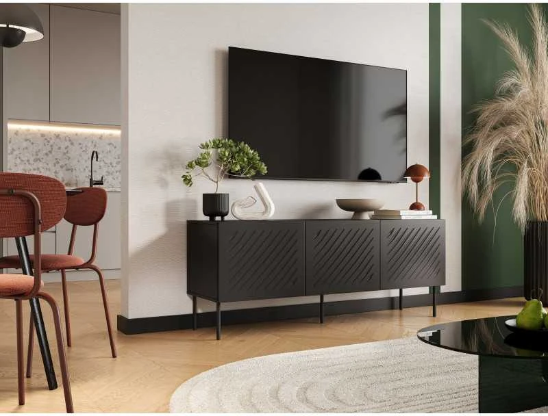 Laikiklis Cama Meble Cama RTV spintelė SIENA 150,5x40x60 kašmyro matinė