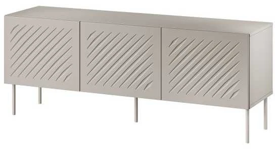 Halmar Cama Meble RTV cabinet SIENA 150.5x40x60 juodas matt