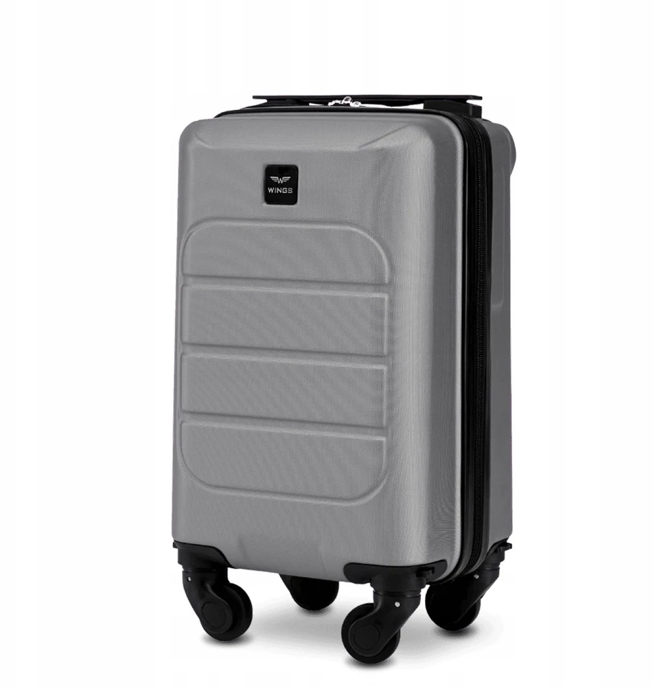 Tvirtas ABS kabininis lagaminas WINGS GANNET 40x25x20 su Ryanair ir Wizz Air