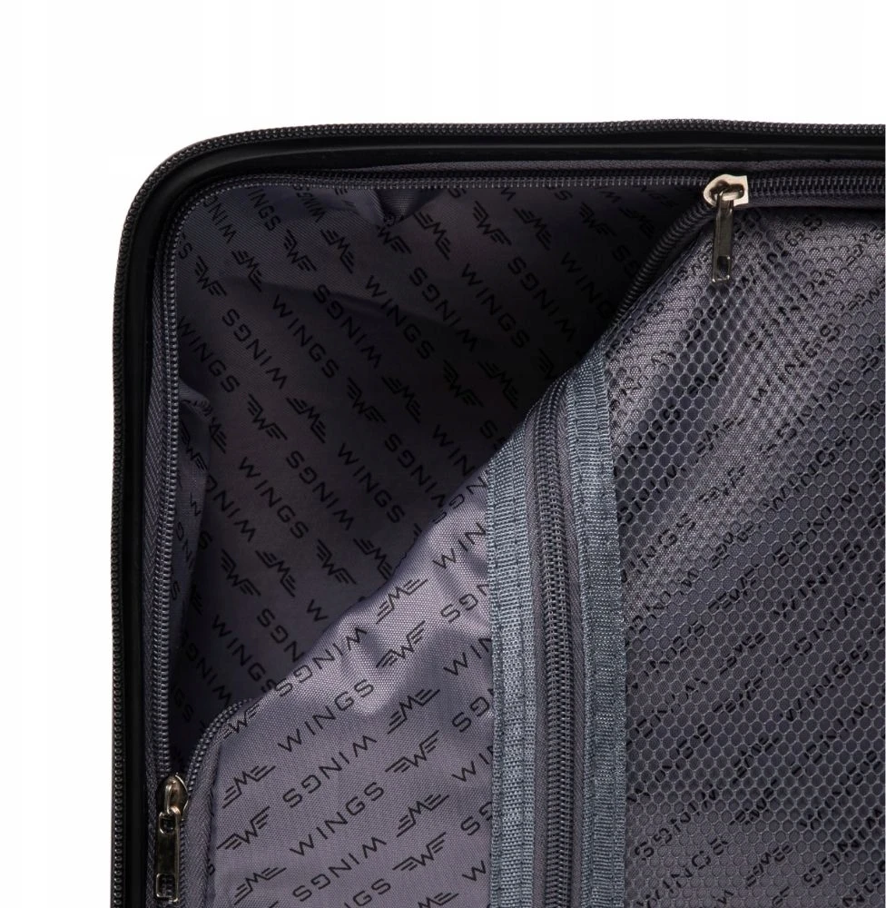 Tvirtas ABS kabininis lagaminas WINGS GANNET 40x25x20 su Ryanair ir Wizz Air