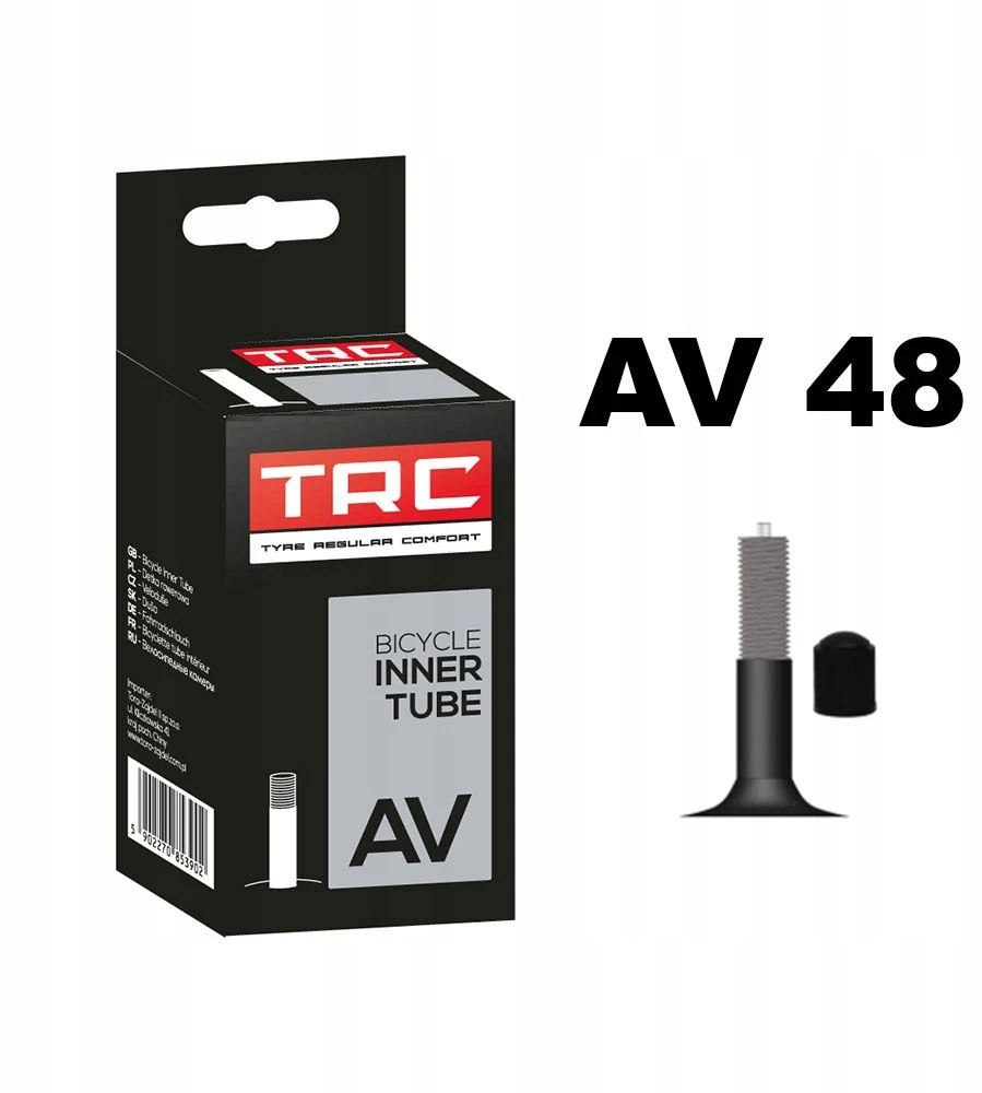 Tvirtas dviračio vamzdis 28 700 x 35C - 45C 32/45-622/635 TRC vožtuvas AV48 AUTO