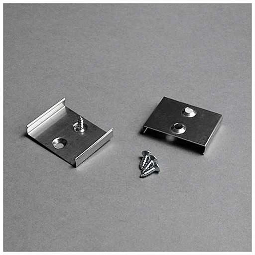 LED juostos profilio tvirtinimo elementas S, baltas
