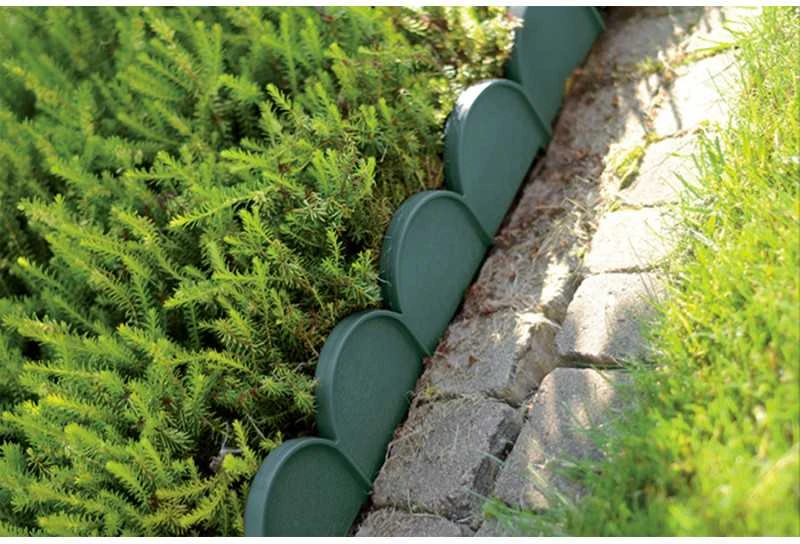 Prosperplast Dekoratyvinė tvorelė IKRA H9cm/L10m žalia/G852