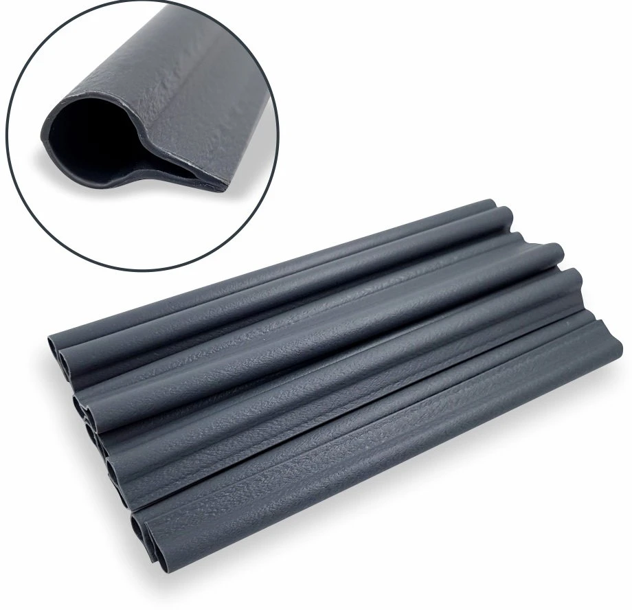 Klipsai tvoros juostai MIKKO Rattan 190 mm (10vnt) - Ruda