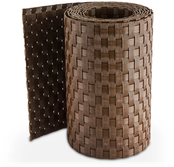 Klipsai tvoros juostai MIKKO Rattan 190 mm (10vnt) - Ruda