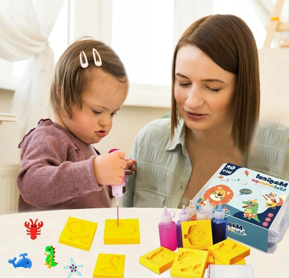 Tweet AQUA GEL VANDENS GEL KŪRYBINIS RINKINYS DAŽYMAS VANDENS 6x GEL