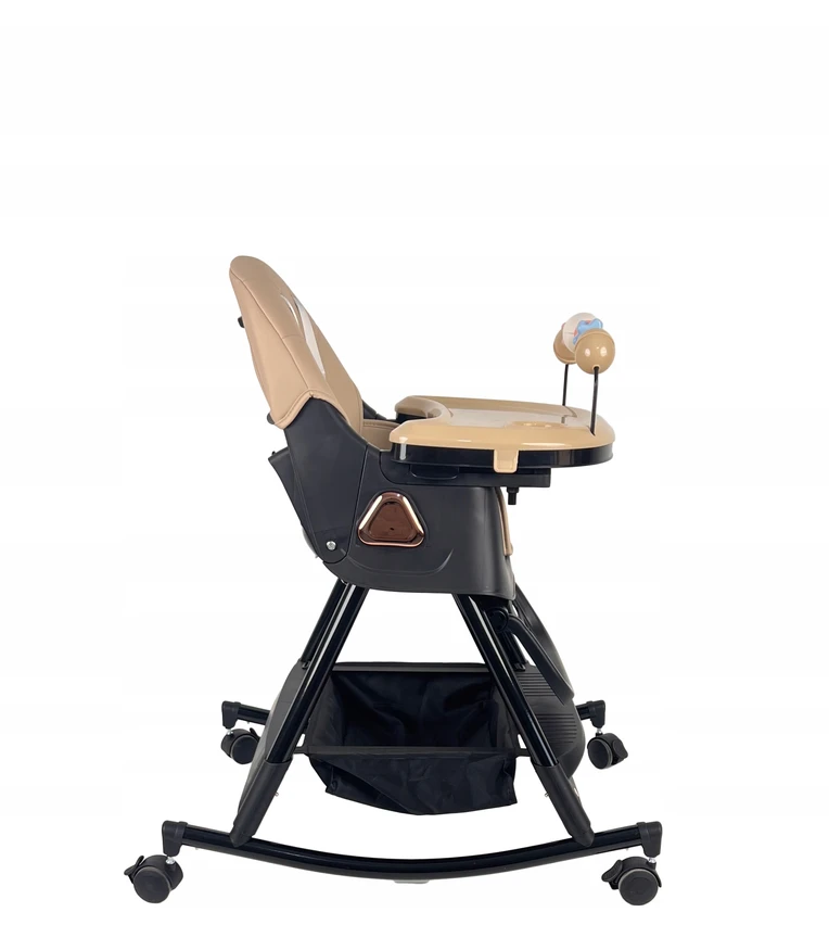 Twinky Baby MAXI SWING 2 in 1 maitinimo kėdutė - Reguliuojama - Juoda