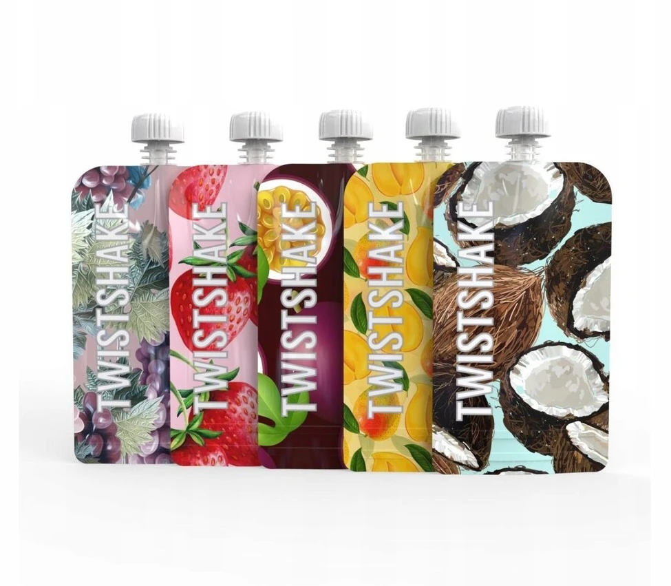 Twistshake daugkartiniai maišeliai maisteliui 5 vnt., 220ml, 78617