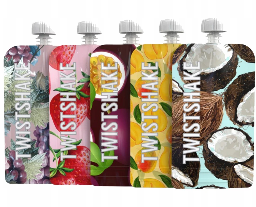 Twistshake daugkartiniai maišeliai maisteliui 5 vnt., 220ml, 78617
