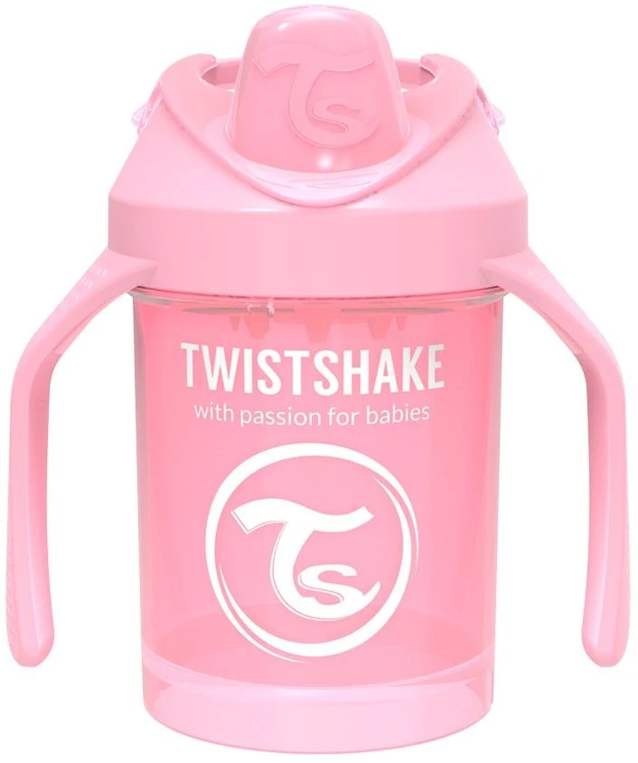 Twistshake neišsiliejanti gertuvė - puodelis nuo 4mėn. 230 ml, rožinė 78267
