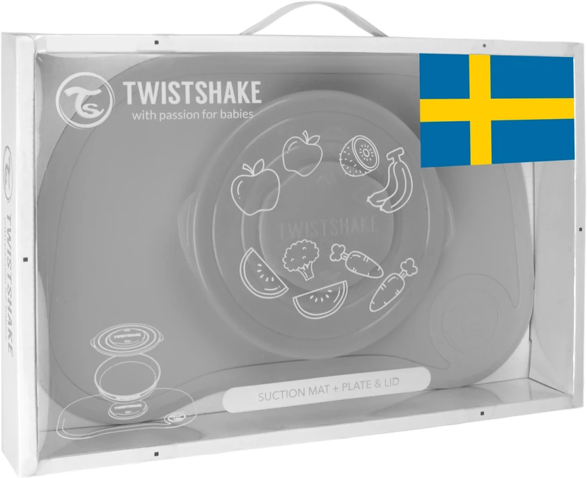 Twistshake plastikinių indų rinkinys