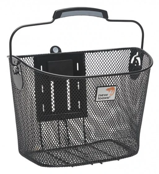 twm Krepšelis priekiui New Looxs Toscane SmartLock 34x25x25cm juodas