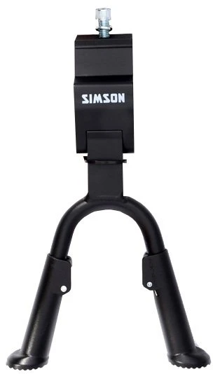 twm Juodas plastikinis dvigubas standartas Simson - 28 colių