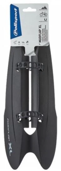 twm Universali priekinė mudguard Polisport 800720 suaugusiųjų laisvalaikio dviračiui - Juoda