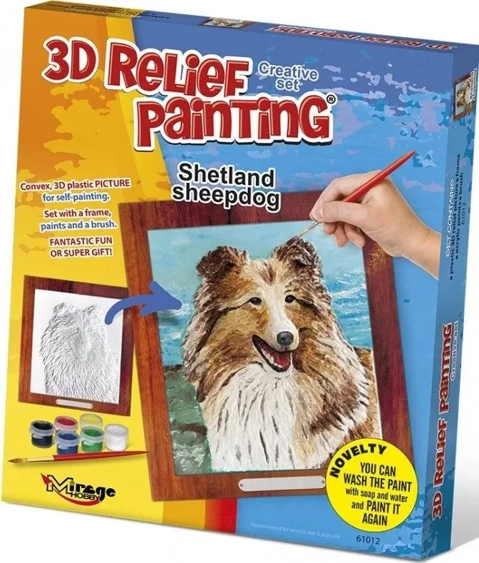 TY 3d reljefinis piešinys - Mopsas