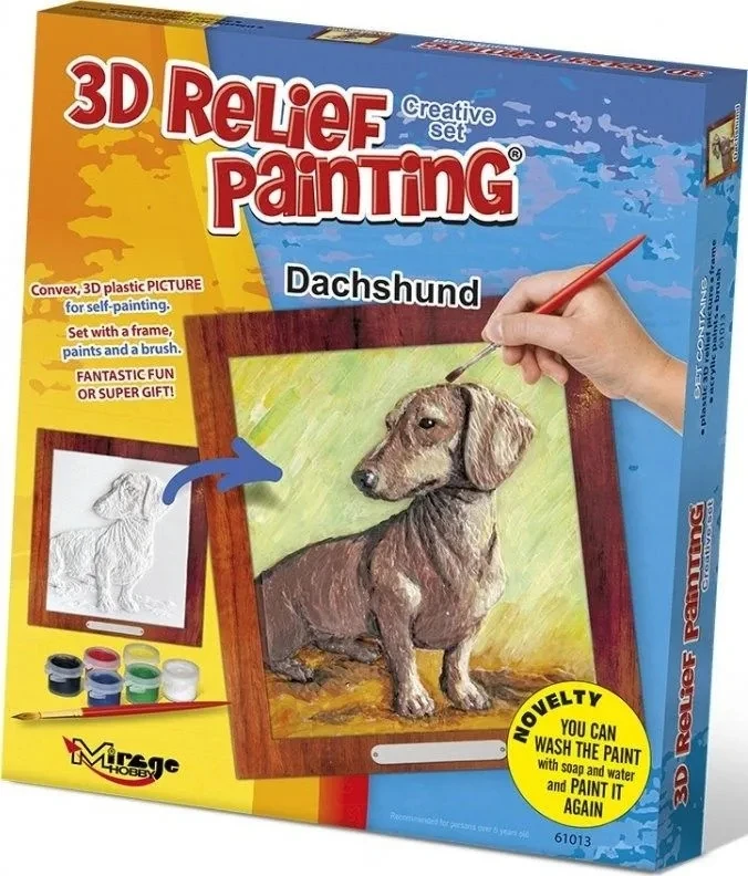 TY 3d reljefinis piešinys - Mopsas