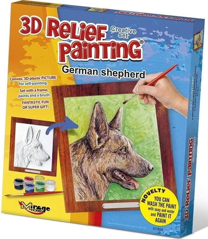 TY 3d reljefinis piešinys - Mopsas