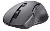 Tyli Bluetooth DELTACO pelė, 5 mygtukai, 600-1200 DPI, juoda / MS-906