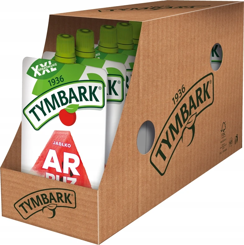 Tymbark arbūzų putėsiai - obuoliai 10x 200 g