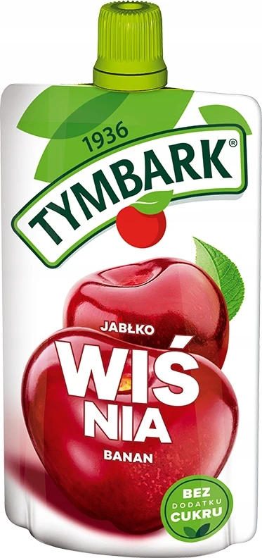 Tymbark putėsiai su obuolių – vyšnių – bananų skonio 120 g x 12 vnt.