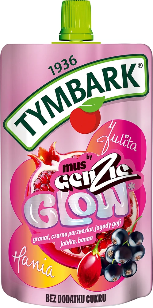 Tymbark vaisių putėsiai Musss GenZie GLOW! skonio energija be kompromisų x10 vnt
