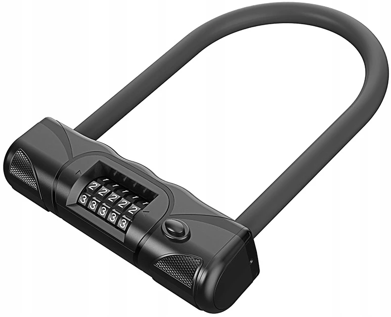„U-Lock“ dviračio užraktas, 5 skaitmenų plieno „Gotel“ apsauga