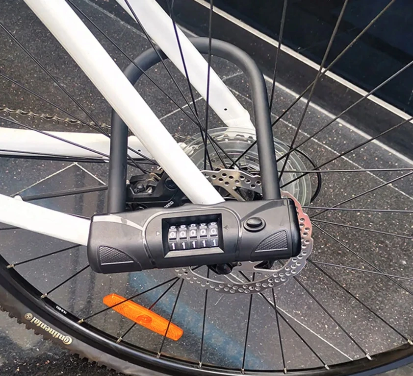 „U-Lock“ dviračio užraktas, 5 skaitmenų plieno „Gotel“ apsauga