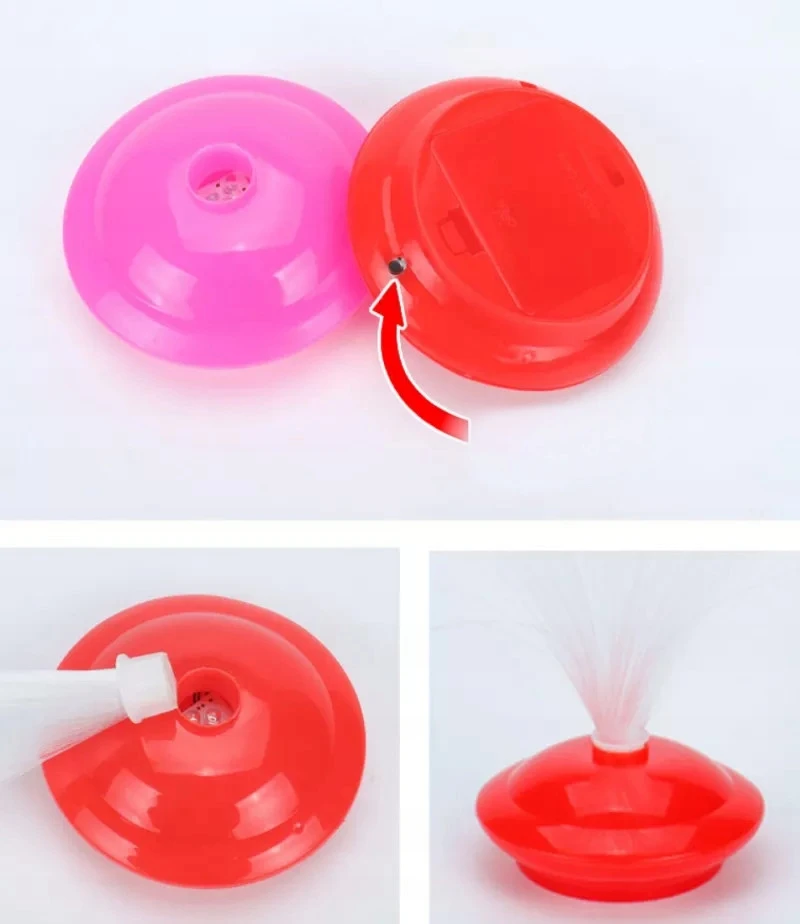 UFO FIBER OPTIC LAMP keičiasi LED spalvas