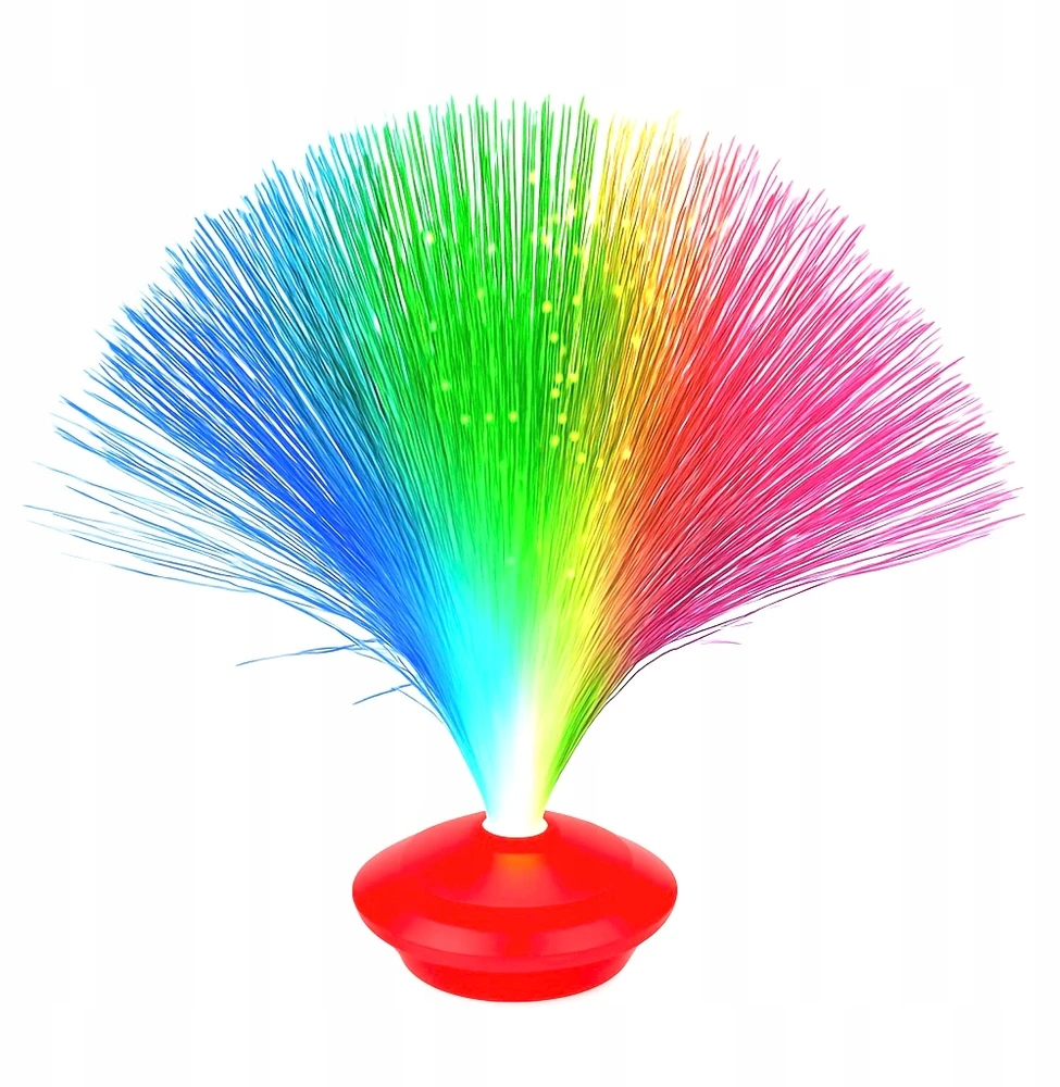 UFO FIBER OPTIC LAMP keičiasi LED spalvas