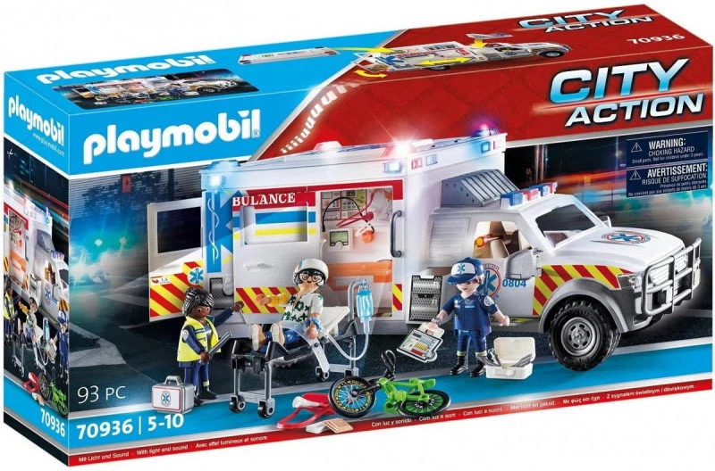 PLAYMOBIL CITY ACTION Fire Ladder Unit, 9463
