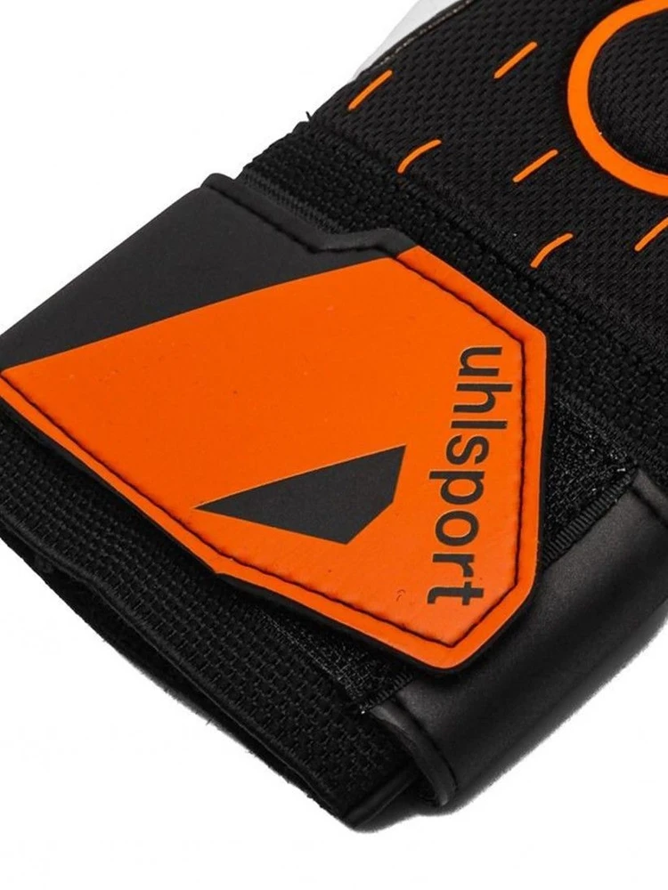 Uhlsport Speed Contact Starter Soft futbolo vartininko pirštinės - Juodos - Suaugusiems - Kvėpuojančios