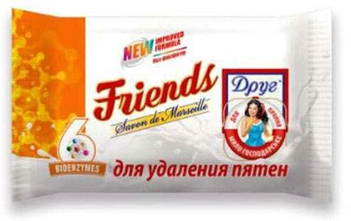 DRUG Ūkiškas muilas Friends skalbimui ir dėmių valymui 125g
