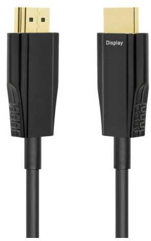 Deltaco ULTRA didelės spartos HDMI kabelis, 48Gbps, 20m, juodas, AOC
