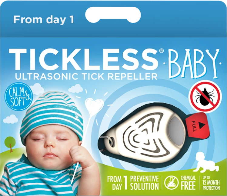 TickLess MINI Dog ultragarsinis šunų pakabukas nuo erkių ir blusų, juodos sp.