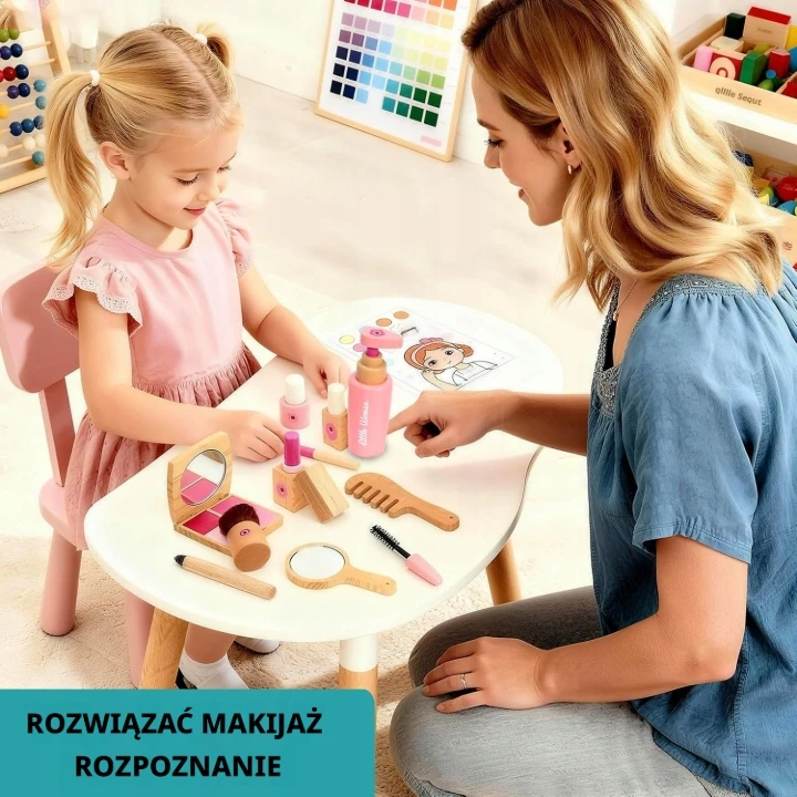 UMU medinis kosmetikos rinkinys vaikams Little Woman, dovana vaikams