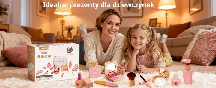 UMU medinis kosmetikos rinkinys vaikams Little Woman, dovana vaikams