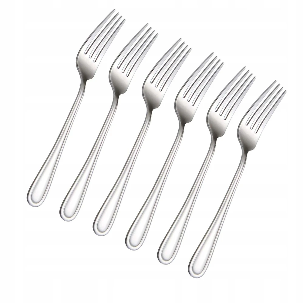 Unbranded 6x Forks nešiojami daugiafunkciai daugkartiniai virtuvės reikmenys maistui patiekti