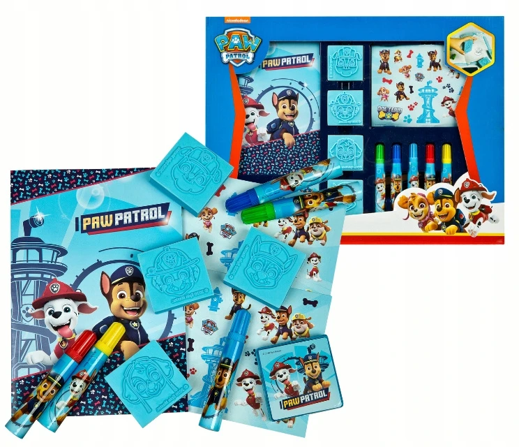 Undercover Spin Master "Paw Patrol" antspaudų ir piešinių rinkinys