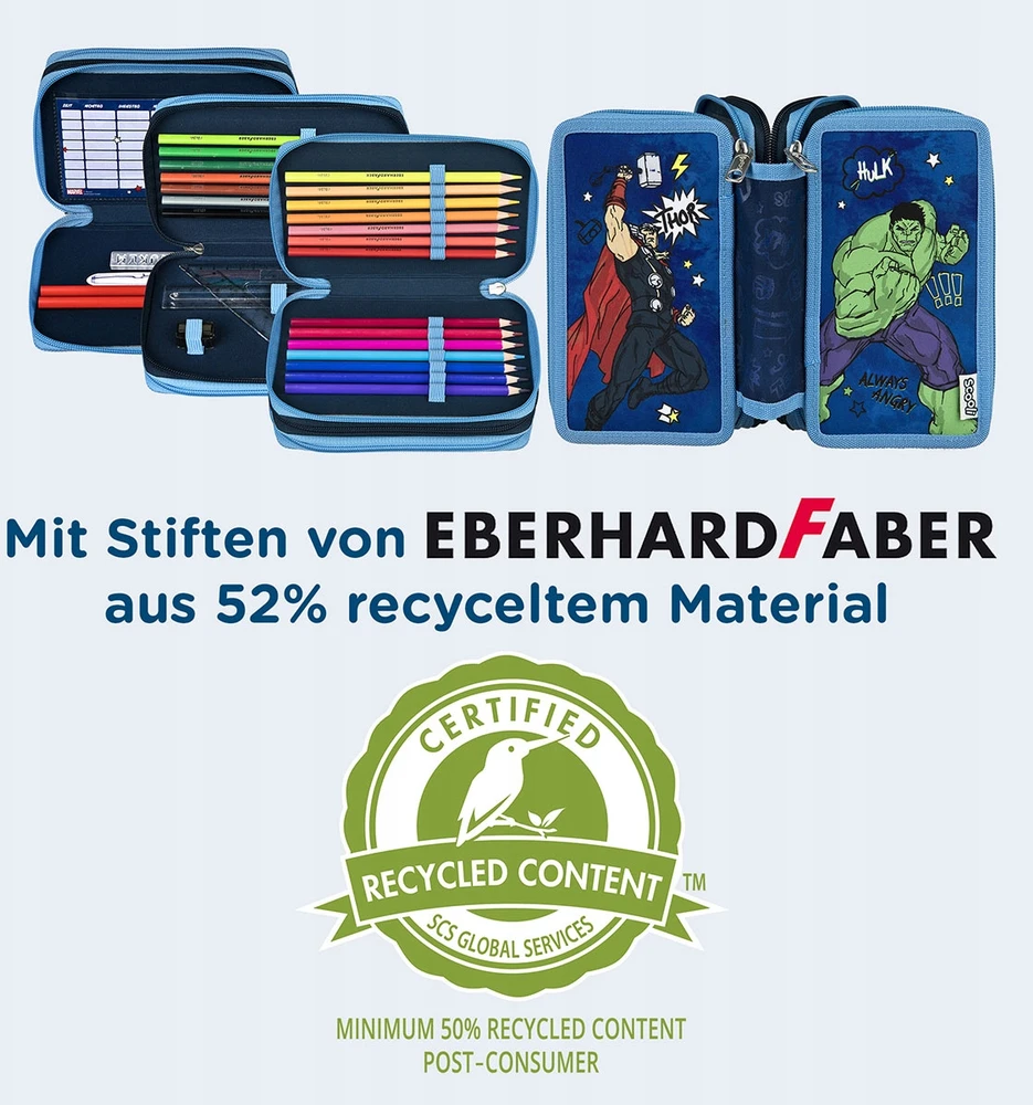 Undercover Germany Penalas su wyposażeniem potrójny Avengers
