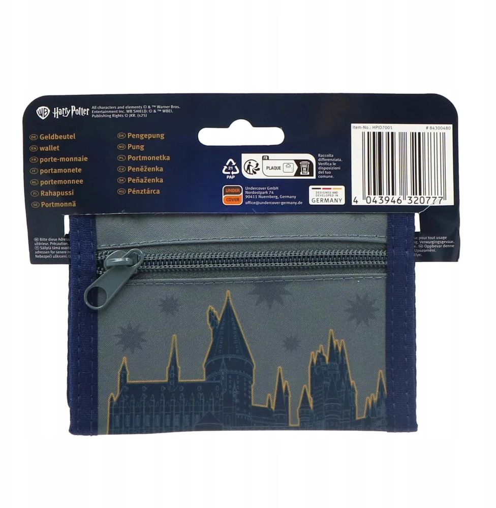 Harry Potter Undercover Harį Poterį Velcro piniginė