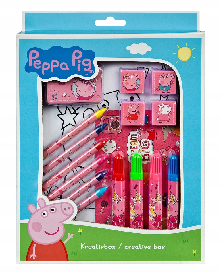 Undercover Kūrybinis rinkinys "peppa Pig" - piešimo ir kūrybos linksmybės