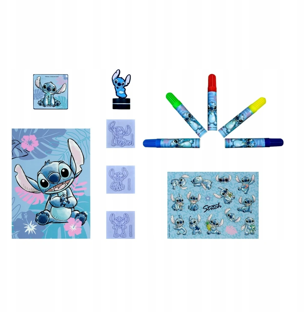 Undercover Lilo And Stitch Lilo ir dygsnio piešimo ir antspaudų rinkinys