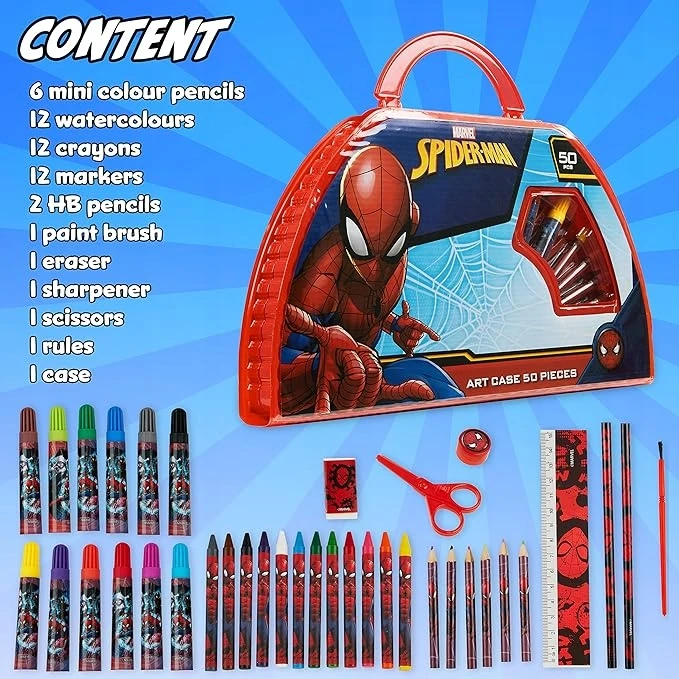 Undercover Piešimo-tapybos rinkinys Marvel Spiderman Carry.